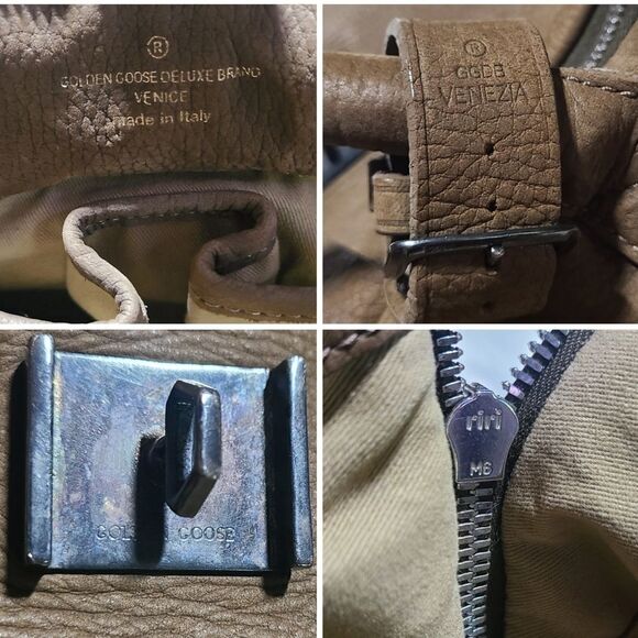 Golden Goose|Equipage Suede Leather Tote Bag - Picture 15 of 16